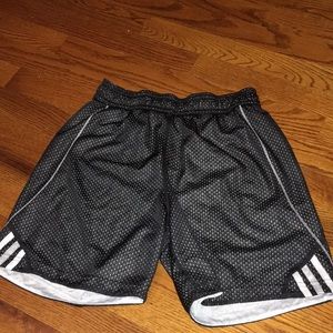 Black adidas active shorts